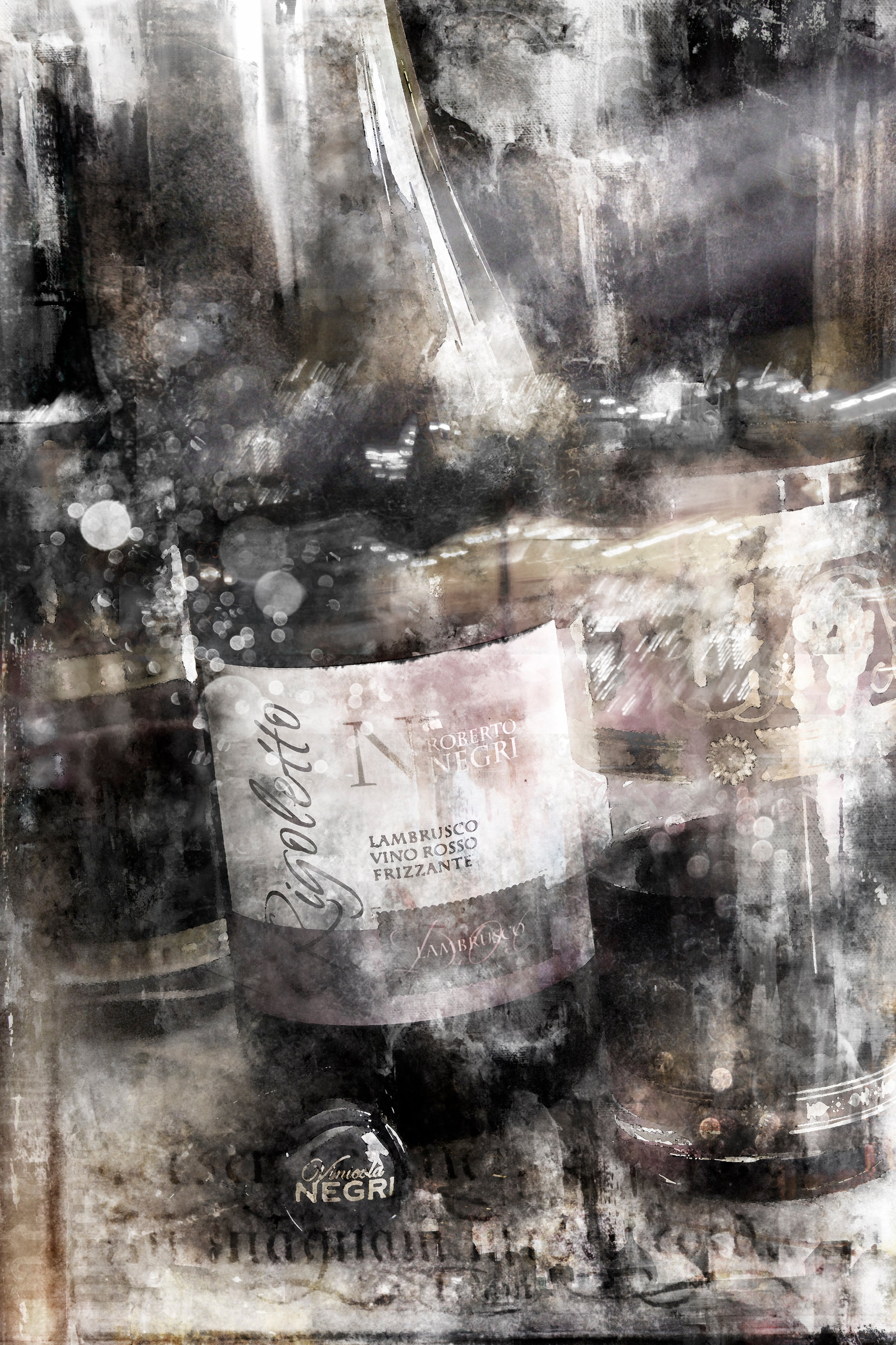 Digital Art Wine Series