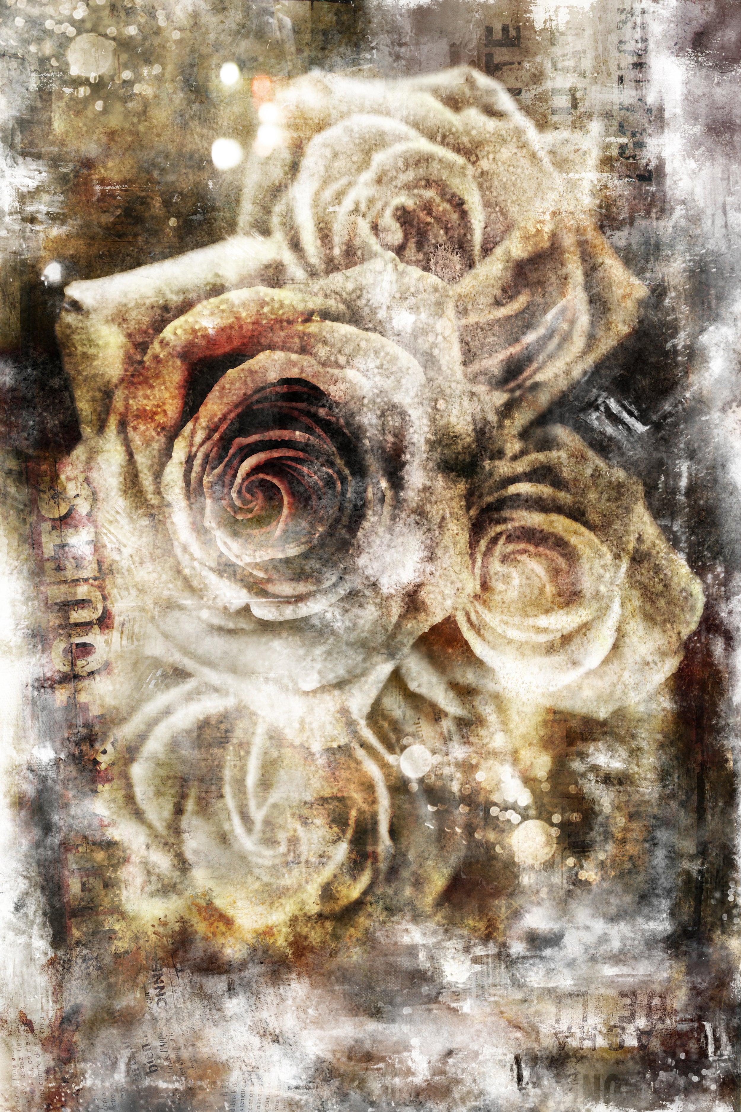 Digital Art Flower Series