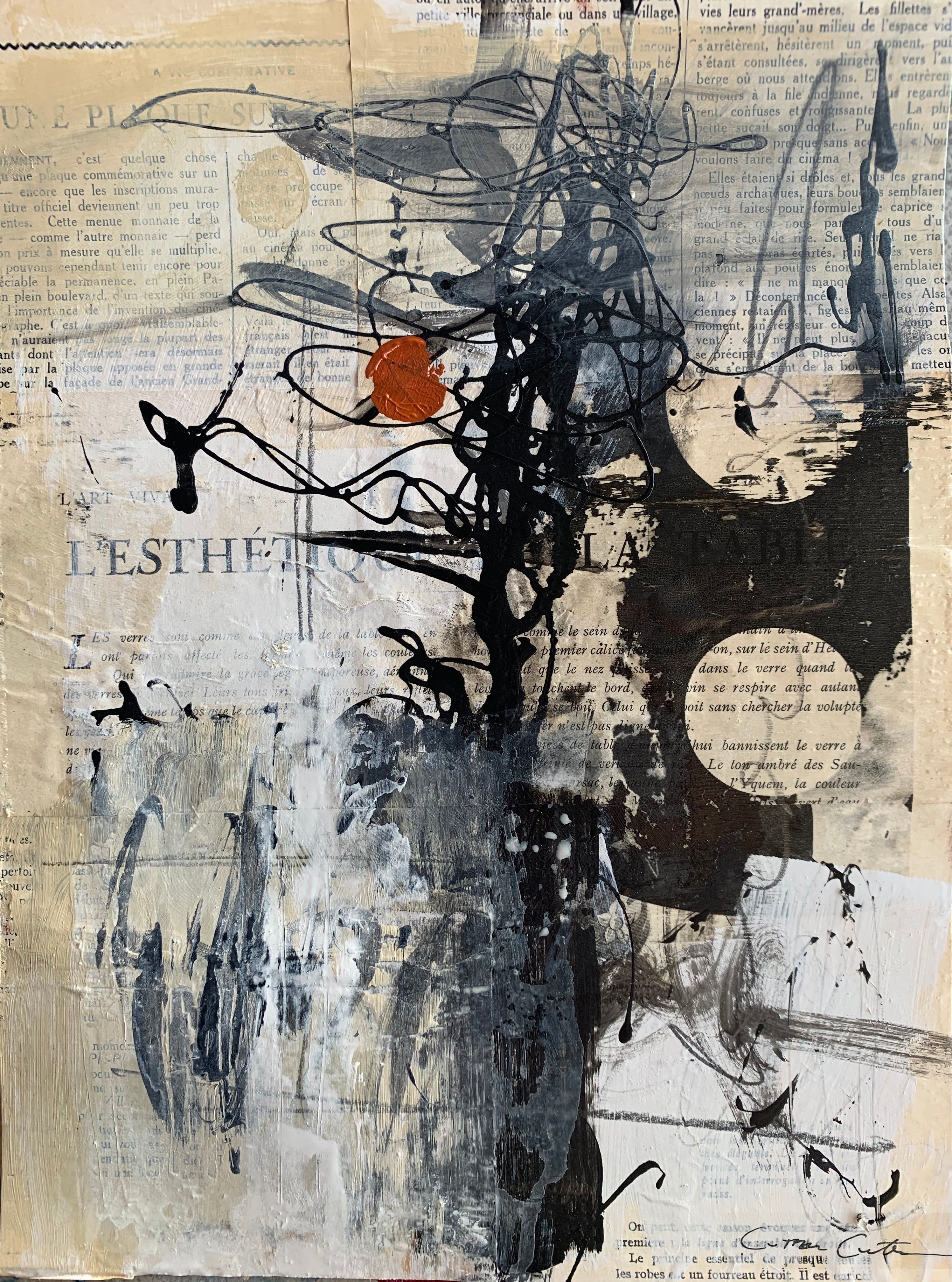 Abstract 13, Original Abstract Mixed Media Painting